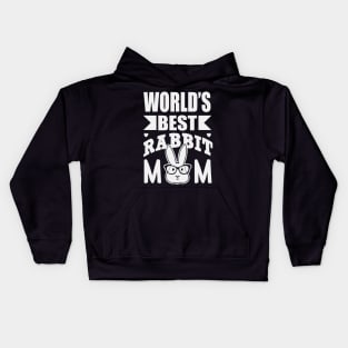 World's best rabbit mom Kids Hoodie